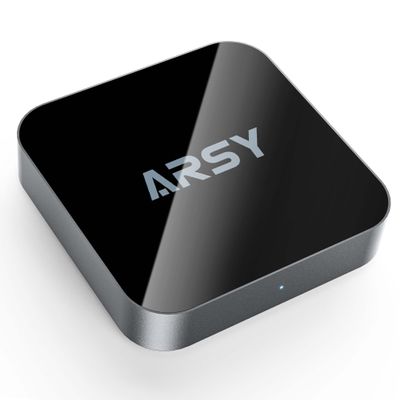 ARSY Ne-2 New Version Streaming Music Receiver, Airplay 2 Receiver, WiFi Audio Streamer Stream Hi-Res Audio from Spotify, Tidal, Roon and More, Power Adapter NOT Included