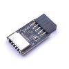 lowmountainswere USB2.0 Internal Header to USB 3.1/3.2 TY>pe C Front TY>pe E Adapter Type-E 20pin to 9pin Converter Compatible with The Motherboard Connector Riser view 3