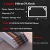 HQLBD PVC Cable Channel to Hide TV Wires Black, Self Adhesive Cord Cover Kit for Wire Management On Wall, Cable Raceway Cord Concealer for Home Offices Living Room(12x7mm) view 2