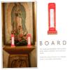GLEAVI Halloween Prop Wooden Memorial Tablet Creepy Blank Decoration for Day Dead Buddhist Offerings Smooth Surface for Long-lasting Use view 3