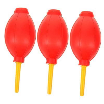 SHERCHPRY 3pcs Portable Air Blower Dust Remover Cleaner Device for Camera Eyelashes Fashion Bright Design