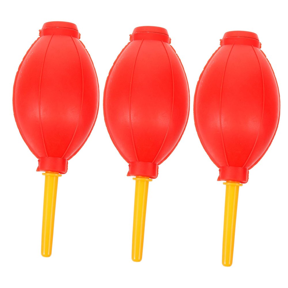 SHERCHPRY 3pcs Portable Air Blower Dust Remover Cleaner Device for Camera Eyelashes Fashion Bright Design