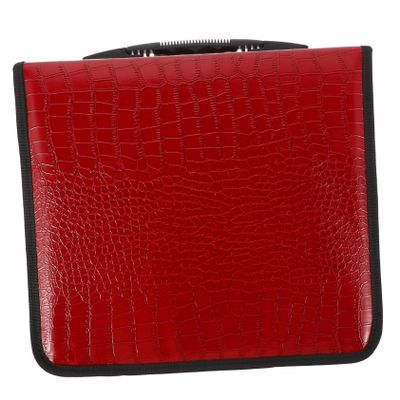 GLEAVI 200pieces Cd Storage Bag Large Capacity Pu Cd DVD Storage Pouch Organizer Media Sleeves