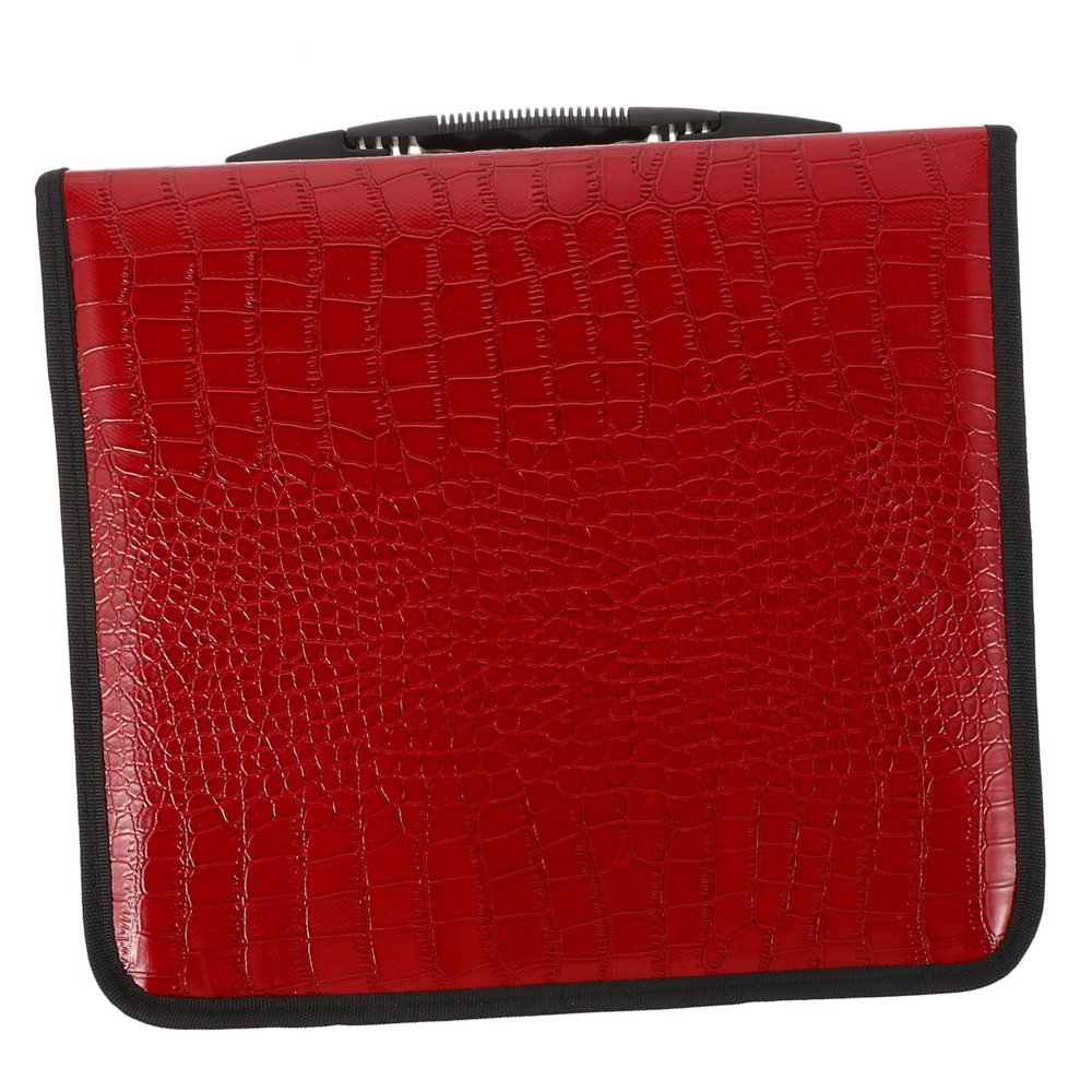 GLEAVI 200pieces Cd Storage Bag Large Capacity Pu Cd DVD Storage Pouch Organizer Media Sleeves