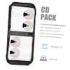 GLEAVI 200pieces Cd Storage Bag Large Capacity Pu Cd DVD Storage Pouch Organizer Media Sleeves view 2