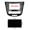9/10 Inch 2 Din Car Audio Fitting Fascia Adapter Dash Kit Trim Frame Kit Plastic Panel Compatible with Qashqai Xtrail 2015-2019(10.1 inch) view 3