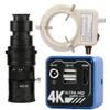 HDMI 4K Digital Microscope Camera Electronic Camera Supports U Disk & 200X C-Mount Lens With 56-LED Adjustable Ring Light view 1