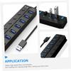 Angoily Thickened Core Cable USB Hub 7-Port USB Splitter USB Hub USB Port Extender USB Adapter view 4