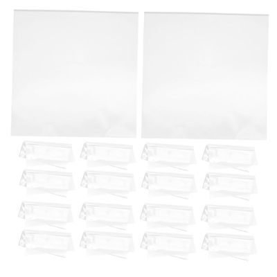 HEALLILY Pcs Vinyl Record Outer Sleeves Self Adhesive Vinyl Record Protector for Scratch Album Covers