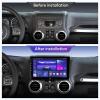 10inch 8Core (6G+128G) Android Car Stereo Radio for Jeep Wrangler JK(2007-2018) Dodge Ram 1500,with 5GWiFi Built-in Wireless Carplay and Android Auto SWC GPS Navigation Back up Camera Replacement view 2