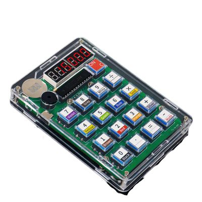 Lagnlnaoy DIY Digital Tube Display Calculator Electronic Kit Kit Soldering Practice Loose Parts Welding Teaching Resources