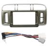 QIDALASER 9 Inch Car Frame Fascia Adapter for Nissan X-Trail T30 Xtrail 1998-2006 Android Radio Dash Fitting Panel Kit (Frame Cable) view 1