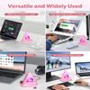 1.6ft Pink 8-in-1 USB-C HDMI Hub + 8cm USB-C SD Card Reader Bundle for Enhanced Workspace Productivity, Compatible with iPad Pro, MacBook, Samsung Galaxy S24 view 4