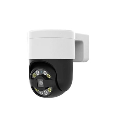 JUCFRDNJ 5X Digital Zoom 4MP 4K 8MP POE PTZ IP Camera Full Color Outdoor Video Surveillance CCTV Cameras(1PC 4K POE)