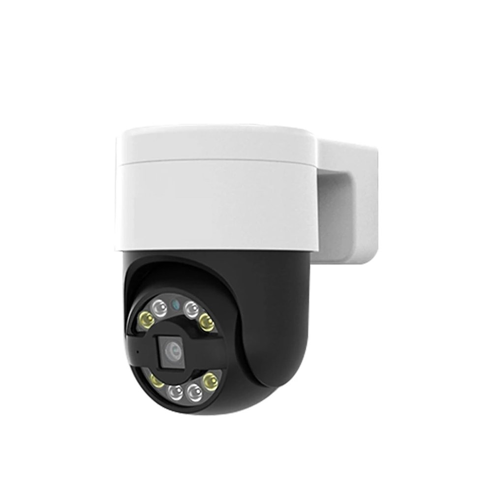 JUCFRDNJ 5X Digital Zoom 4MP 4K 8MP POE PTZ IP Camera Full Color Outdoor Video Surveillance CCTV Cameras(1PC 4K POE)