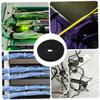 POPETPOP 2rolls Self-gripping Cable Ties of Wire Management Straps for Organizing Cords at Reusable Hook and Fastening view 2