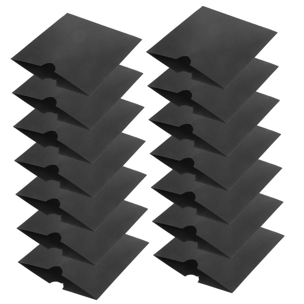 Cabilock 25pcs Cd Storage Holder Kraft Paper Cd Sleeves DVD Envelopes Cases Paper Bags Organizers