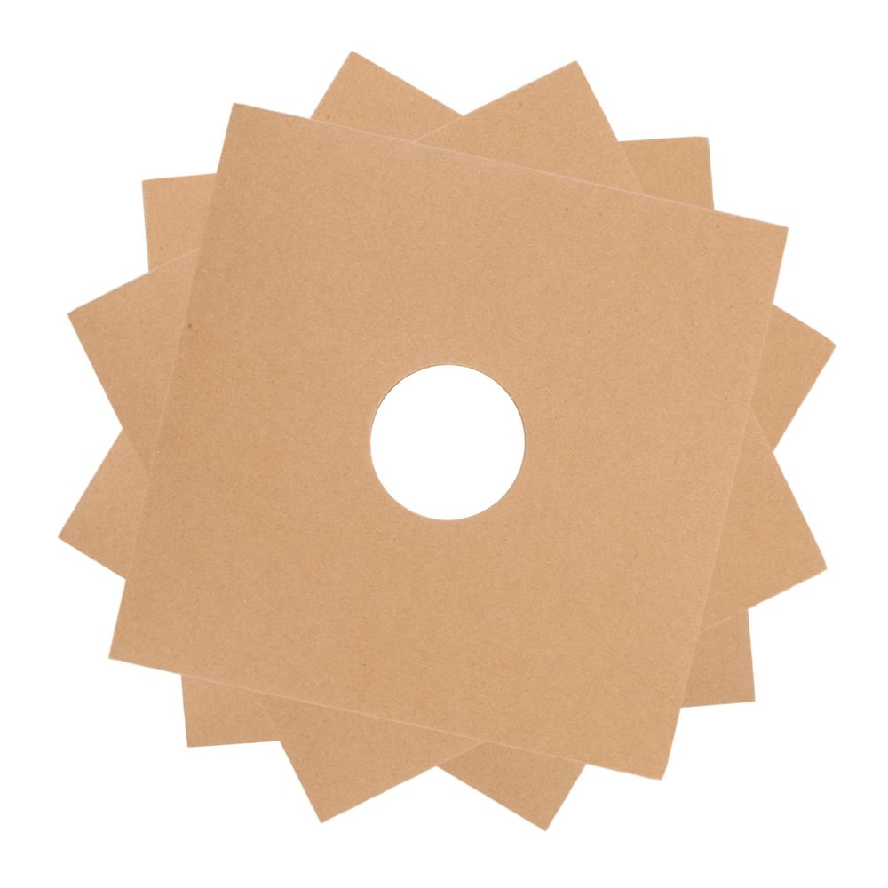 Cabilock 4pcs Vinyl Record Sleeves Protective Bags for Vinyl Records Breathable Design Sturdy Right-Angle Structure for Music Lovers and Collectors