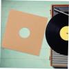 ABOOFAN 4pcs Vinyl Record Storage Sleeves Kraft Paper Protectors Air Circulation Sturdy Album Covers for Optimal Vinyl Record Organization view 4