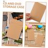 ABOOFAN Kraft Paper Bags 100pcs Storage Dvd Sleeves Paper Cases Dvd Paper Cases view 2