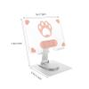 ABOOFAN Foldable Tablet Stand for Desk Adjustable Multi-Functional Holder for Rv Use Portable Ergonomic Support for Comfortable Viewing view 2