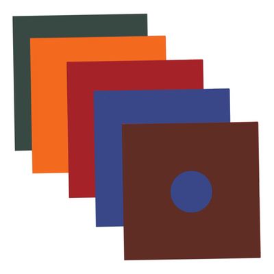ABOOFAN 5pcs Vinyl Record Sleeves Jackets Vinyl Cover Sleeves Album Covers Scratchproof