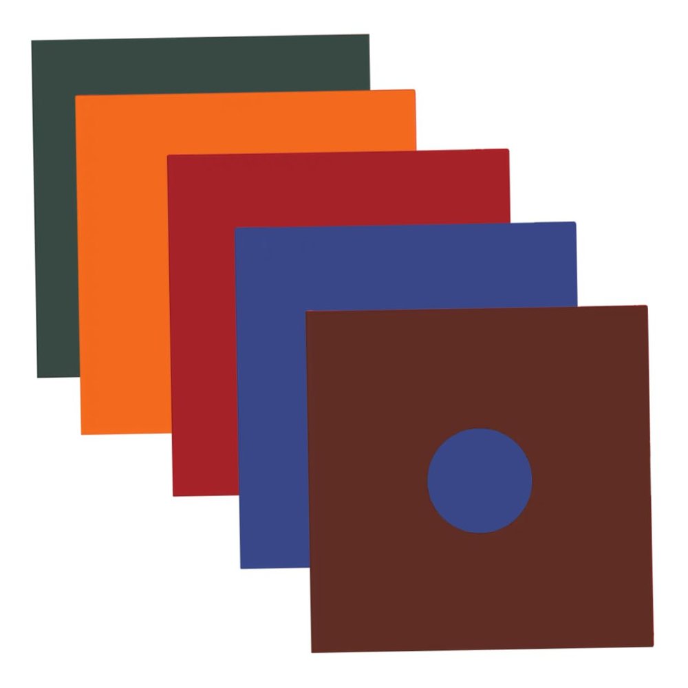 ABOOFAN 5pcs Vinyl Record Sleeves Jackets Vinyl Cover Sleeves Album Covers Scratchproof
