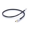 ACGTUY HiFi OCC Silver Plated 12V DC 2.5-2.1 Mm Plug Power Cable Connector Male to Male Cord Adapter Compatible with The Keces Linear Extension DC Wire(USB-A to 2.1,0.2m) view 3