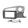 QIDALASER 10.1Inch Car Audio Fascia Frame for Honda Stream 2006-2013 Radio Android MP5 Player 2Din Head Unit Panel Casing Dash Cover Kit (Frame Cable) view 1