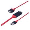 ACGTUY HDTV Digital AV Adapter HDMI-Compatible Cable USB 2.0 1080P HD Video Converter Compatible with The Smartphone Phones(Black) view 1