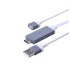 ACGTUY HDTV Digital AV Adapter HDMI-Compatible Cable USB 2.0 1080P HD Video Converter Compatible with The Smartphone Phones(Black) view 3
