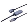 ACGTUY HDTV Digital AV Adapter HDMI-Compatible Cable USB 2.0 1080P HD Video Converter Compatible with The Smartphone Phones(Black) view 4