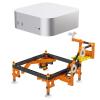Desktop Holder Compatible with Mac Mini M4/M4 Pro, Holder for Apple 2024 Mac Mini M4/M4 Pro Stand, for Mac Mini M4/M4 Pro Computer Host Holder Accessories, Smart Home TV Accessories Rack (Orange) 1134 view 1
