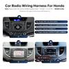 16PIN Car Radio Wiring Harness for Honda CR-V 2013-2014 2.4L, Aftermarket Stereo Wire Harness with Radio Antenna Adapter Support Original Steering Wheel Control, Backup Camera, USB view 2
