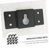 DIYEAH 30pcs Speaker Hanger Bracket Iron Wall Mount Hook Connector for Audio Speaker Mount Bracket Keyhole Hangers view 4
