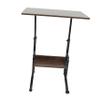 ABOOFAN Height Laptop Desk Ergonomic Elevating Workstation for Home Office Use Convenient Mobile Design Oak Finish for Spaces view 1