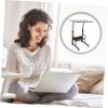 ABOOFAN Height Laptop Desk Ergonomic Elevating Workstation for Home Office Use Convenient Mobile Design Oak Finish for Spaces view 2
