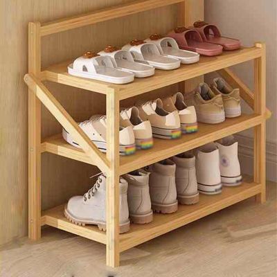 JHDXL Shoe Cabinet Wooden Shoe Cabinet, Freestanding Shoe Cabinet, Vertical Shoe Rack, Tall Narrow Shoe, Stackable Boot & Shoe Storage, Stackable Shoe Rack(45 * 70cm/17.7 * 27.6in)