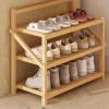 JHDXL Shoe Cabinet Wooden Shoe Cabinet, Freestanding Shoe Cabinet, Vertical Shoe Rack, Tall Narrow Shoe, Stackable Boot & Shoe Storage, Stackable Shoe Rack(45 * 70cm/17.7 * 27.6in)