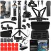 Accessories Kit for DJI Osmo Pocket 3 Creator Combo Case Magnetic Bracket Mount Selfie Stick Tripod Glass Screen Protector Suction Cup Chest Head Strap Backpack Clip Bundle for Pocket3 58E view 1