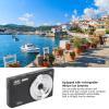 16X Digital Zoom Camera with 2.8in Screen, 4K 44MP High Resolution, Shock Proof Plastic Housing, for Photography Lovers, Easy Data Transmission and Built in Fill Light (Black) view 2