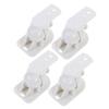 HOMSFOU 4pcs Adjustable Wall Mount Speakers Holders Rotating Design Bracket for Satellite and Surround Sound Speakers for Home Theater Setup view 1