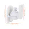 HOMSFOU 4pcs Adjustable Wall Mount Speakers Holders Rotating Design Bracket for Satellite and Surround Sound Speakers for Home Theater Setup view 2