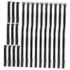 DOITOOL 20pcs Nylon Tie Cable Ties Heavy Duty Fastening Reusable Cable Wraps for Cords Hook and Loop Straps for Organization view 1