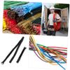 DOITOOL 20pcs Nylon Tie Cable Ties Heavy Duty Fastening Reusable Cable Wraps for Cords Hook and Loop Straps for Organization view 3