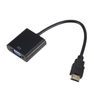 ACGTUY HD 1080P HDMI to Adapter Converter Cable HDMI Male to Famale Digital Analog Converter Compatible with The Tablet PC TV(Black)