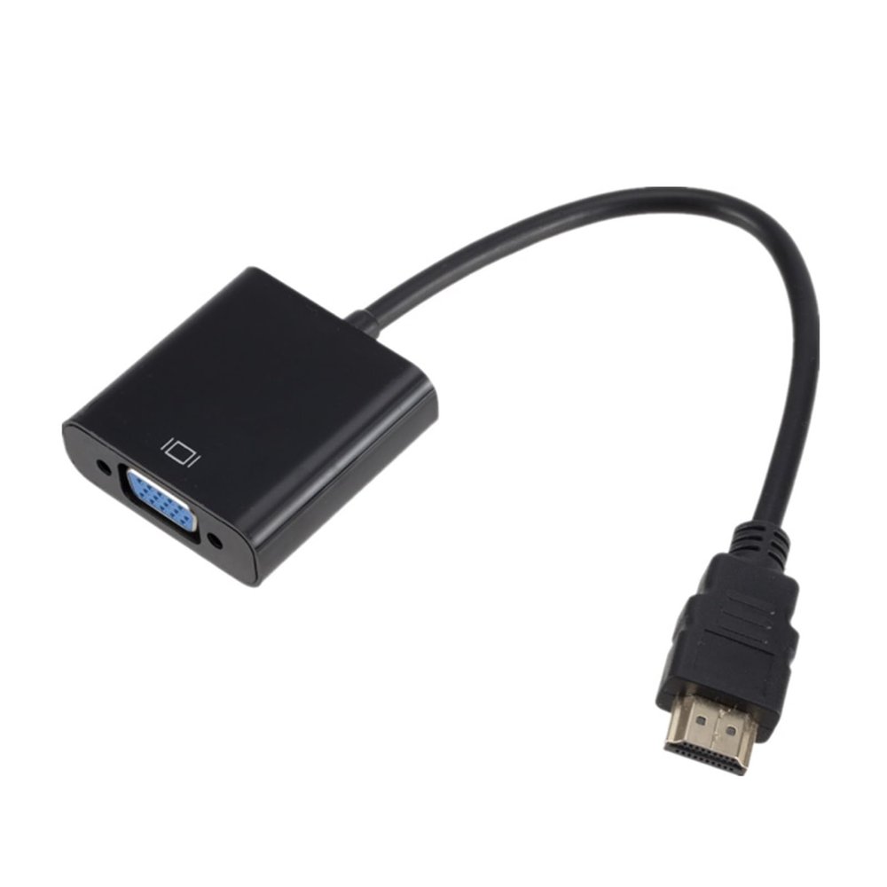 ACGTUY HD 1080P HDMI to Adapter Converter Cable HDMI Male to Famale Digital Analog Converter Compatible with The Tablet PC TV(Black)
