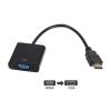 ACGTUY HD 1080P HDMI to Adapter Converter Cable HDMI Male to Famale Digital Analog Converter Compatible with The Tablet PC TV(Black) view 2