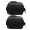 NUOBESTY 2pcs Action Camera Carrying Case with Protective Pu and Compact Travel Organizer Compatible with Dji and Storage for Outdoor Use view 1