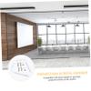 DIYEAH 2pcs Projector Screen Mount Holder for Easy Installation Compatible with Manual and Pull Down Screens Wall-Mounted Support Hooks view 3